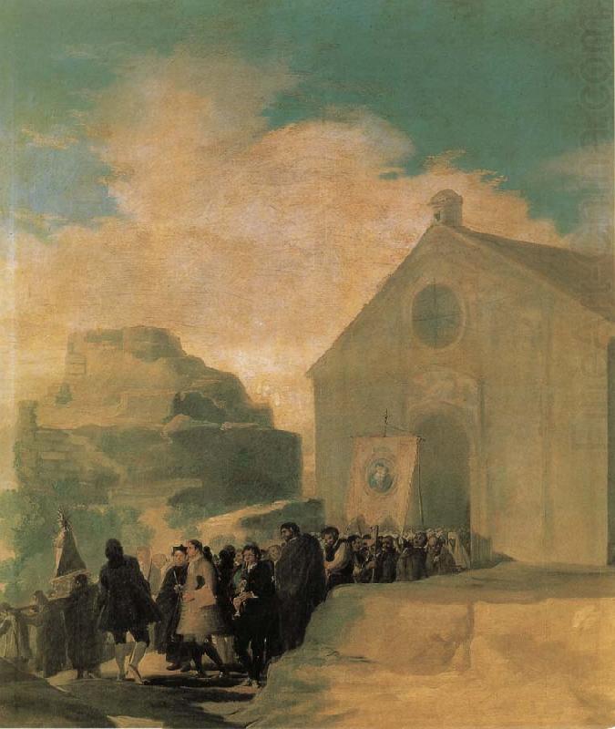 Village Procession, Francisco Goya